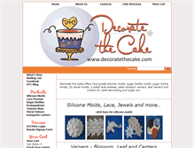 Tablet Screenshot of decoratethecake.com